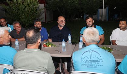 Başkan Akpınar'dan gece gündüz çalışan Çevre Koruma ve Kontrol Müdürlüğü ekiplerine teşekkür