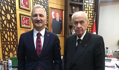 MHP Genel Başkanı Devlet Bahçeli'ye anlamlı ziyaret