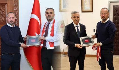 Başkan Terliksiz’den Kahramanmaraş Valisi ve Belediye Başkanına anlamlı hediye