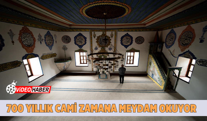 700 yıllık cami zamana meydan okuyor