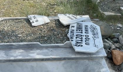 Mezar taşlarına zarar verilmesinin altından bambaşka gerçek çıktı