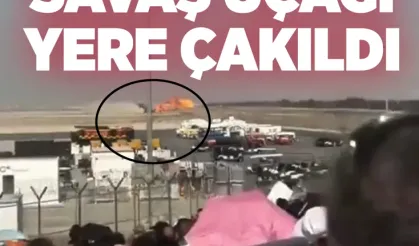 Hindistan'a ait savaş uçağı Dubai Airshow gösterisi sırasında düştü
