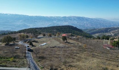 Dulkadiroğlu’nda kırsal mahallelere sathi kaplama desteği