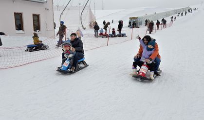 Kar manzarası, adrenalin ve aile keyfi: Yedikuyular