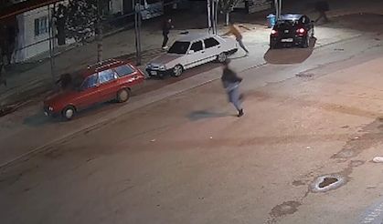 Akraba kavgası kamerada silahlar konuştu