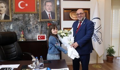 Dulkadiroğlu’nda 23 Nisan’da minik başkan göreve geldi