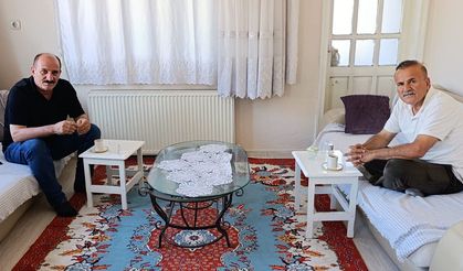 TRT Muhabiri Atilla Şanlıdağ'dan Karaaslan'a ziyaret