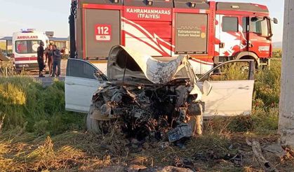 Kahramanmaraş’ta kaza: 1 yaralı