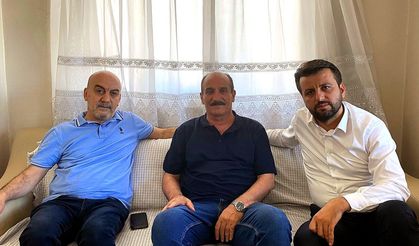 Karaaslan’a geçmiş olsun ziyareti
