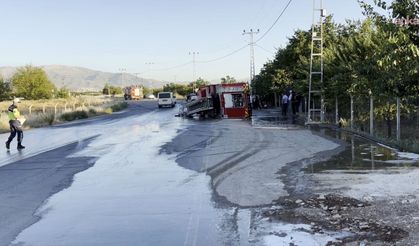 Yeşilyurt’ta itfaiye aracı kazası: Yaralılar hastaneye kaldırıldı