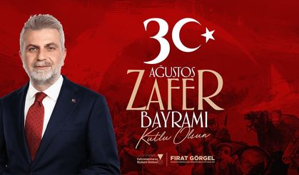 Başkan Görgel'den 30 Ağustos Zafer Bayramı mesajı