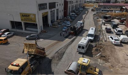 Kahramanmaraş Yeni Sanayi Sitesi’nde yollar yenileniyor