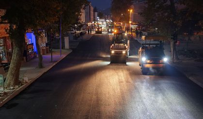 Elbistan’da Dulkadiroğlu Caddesi baştan sona yenilendi