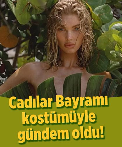 Cadılar Bayramı kostümüyle gündem oldu!