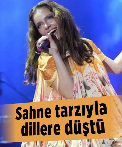 Nil Karaibrahimgil sahne tarzıyla dillere düştü!