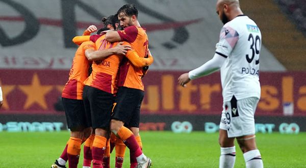 Galatasaray kendi evinde Gençlerbirliği'ni 6-0 yendi