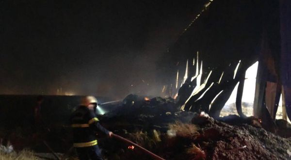 Kahramanmaraş'ta yem fabrikasındaki yangın kontrol altına alındı