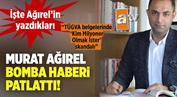 Murat Ağırel yazdı: TÜGVA belgelerinde 'Kim Milyoner Olmak İster' skandalı