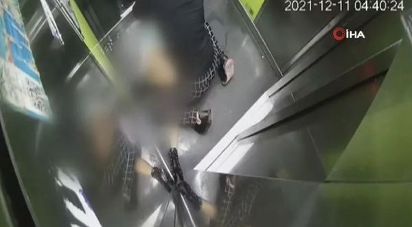 Asansörde bir kıza tecavüz etmeye çalışan yabancı uyruklu şahıs yakalandı