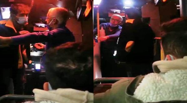 İşçinin kıyafetleri kirli diye oturmasına izin vermeyen şoföre yolcular tepki gösterdi
