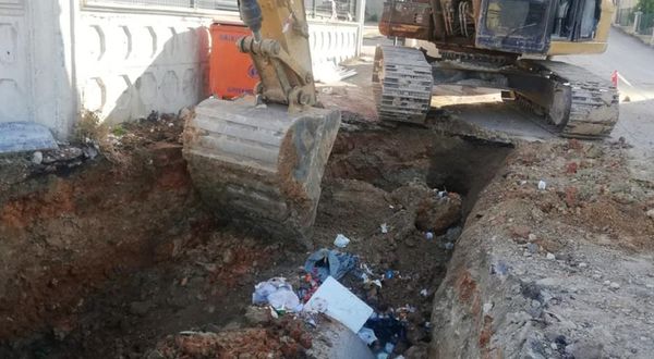 Kahramanmaraş'ta kanalizayon kazısında 1 kişi yaralandı
