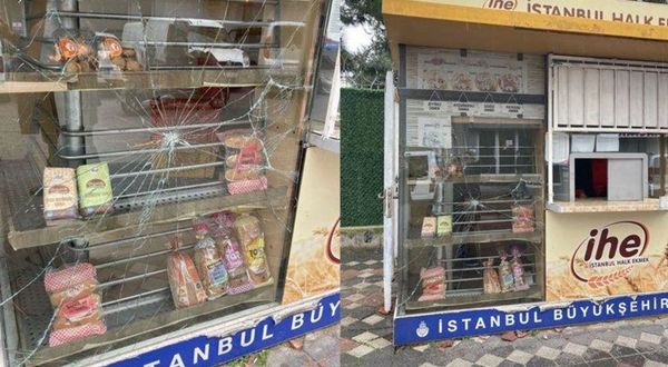İstanbul'da halk ekmek büfesine saldırı! "Eğer kapatmazsanız gelir burayı yakarım”