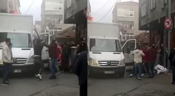 İstanbul'da korku dolu anlar! Hem ters şeritten geldiler hem de uyarılınca öldüresiye dövdüler