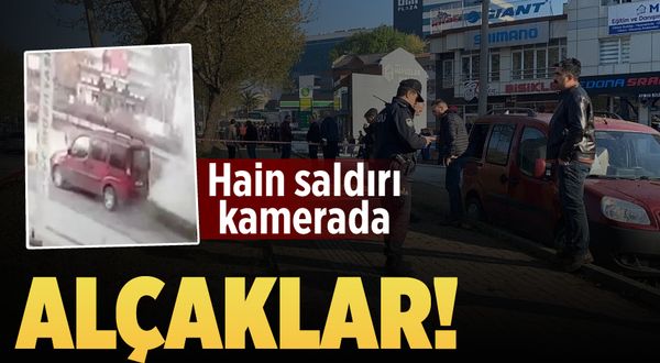 Bursa'da cezaevi otobüsüne bombalı saldırı anı kamerada