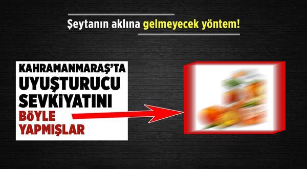 Kahramanmaraş'ta meyve suyu kutusuyla uyuşturucu sevkiyatına rekor ceza!