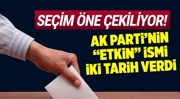 Muharrem Sarıkaya'dan al haberi: 2023 seçimleri öne çekiliyor!