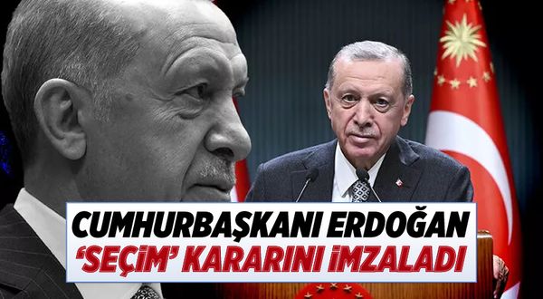 Türkiye sandık başına gidiyor! Erdoğan seçim kararını duyurmak için kameralar karşısında...