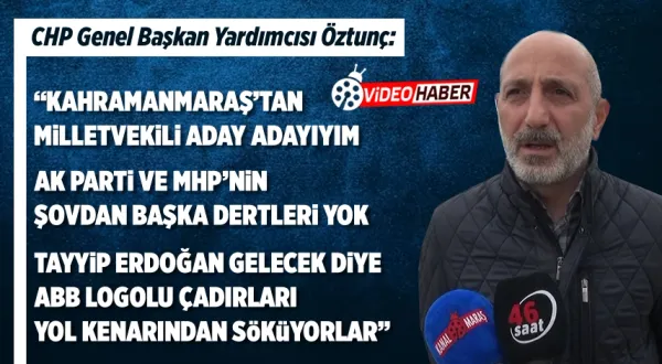 CHP Genel Başkan Yardımcısı Öztunç adaylığını duyurdu