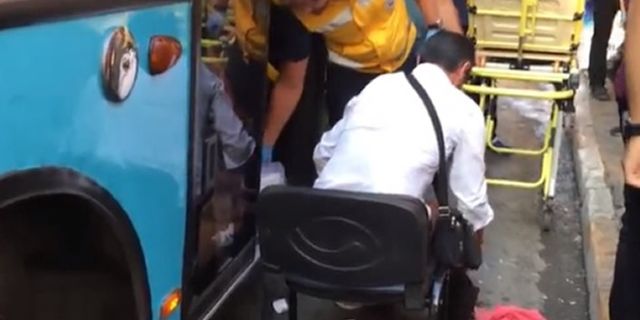 Akbilsiz yolcular Halk otobüsünde dehşet saçtı!