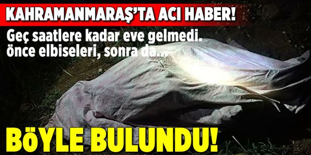 Kahramanmaraş'ta kayıp çocuk gölette boğulmuş halde bulundu