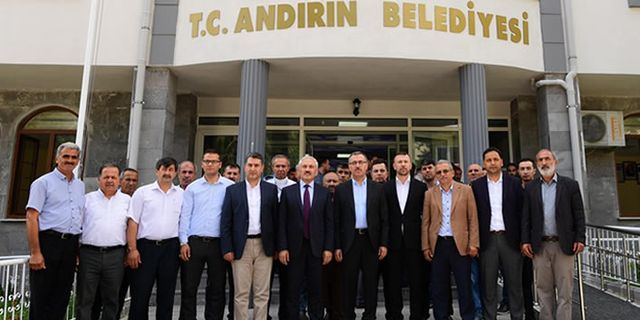 Başkan Güngör'den, Andırın'da kaymakamlık ve belediye ziyareti...