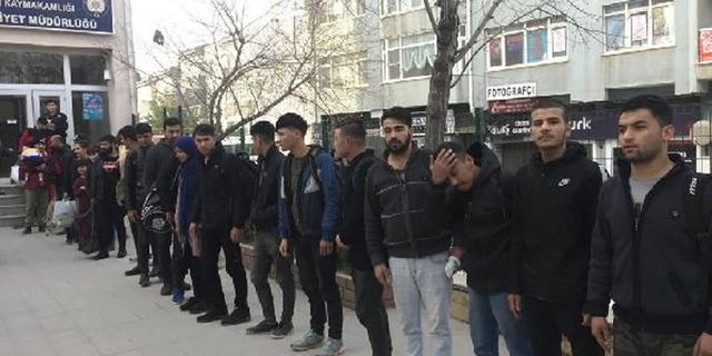 Edirne'de 28 kaçak göçmen yakalandı!