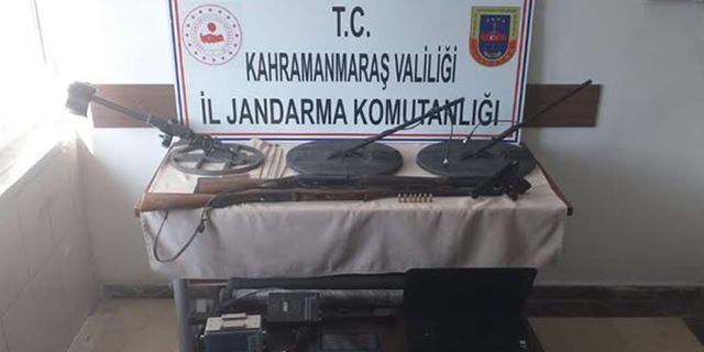 Kahramanmaraş'ta arkeolog ve arkadaşları kaçak kazı yaparken yakalandı