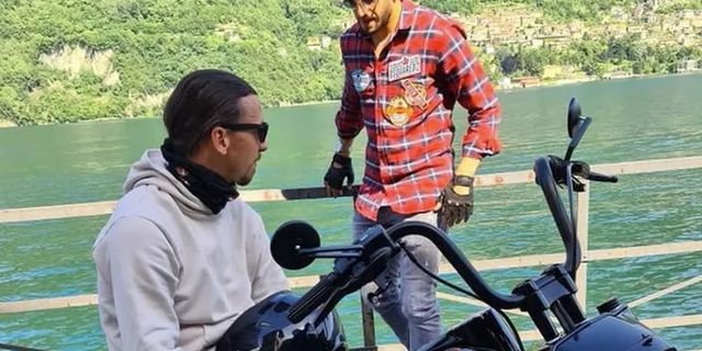 İbrahimovic Çalhanoğlu ile motor gezisine çıktı fotoğraf paylaştı