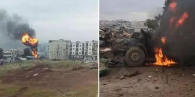 MSB'den açıklama geldi: Afrin'deki bombalı terör saldırısında 5 sivil hayatını kaybetti