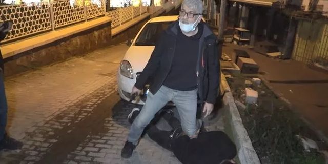Bursa'da kovalamaca sonucu yakalanan şahıs gazetecileri tehdit etti