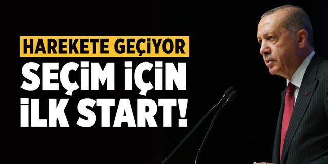 Cumhurbaşkanı Erdoğan seçim için startı veriyor!