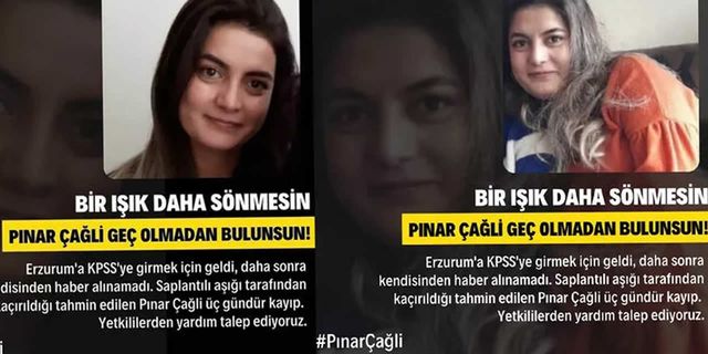 Erzurum’da haber alınamayan Pınar için sosyal medyadan yardım çağrısı başlatıldı
