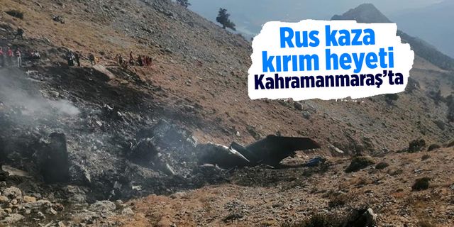 Rus kaza kırım heyeti Kahramanmaraş'ta