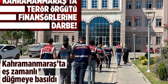 Kahramanmaraş'ta cezaevindeki teröristlere finansal destek: Gözaltılar var