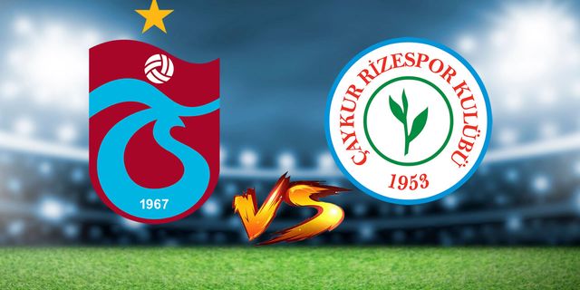 Trabzonspor Çaykur Rizespor maçı golleri ve özeti izle