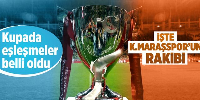 Ziraat Türkiye Kupası kura çekimi sona erdi! Kahramanmaraşspor'un rakibi kim oldu?