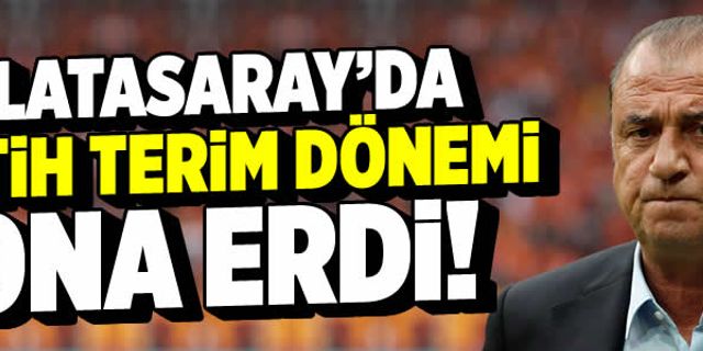 Galatasaray'da 4. Fatih Terim dönemi sona erdi! Terim ile yollar ayrıldı