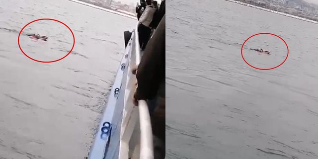 İstanbul Boğazı'nda dehşet! Vapurdan denize yolcu düştü