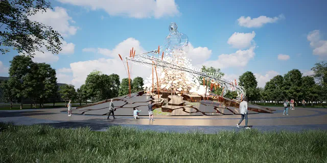 EXPO 2023'e özel tasarlanan dev anıt, kentin yeni simgesi olacak