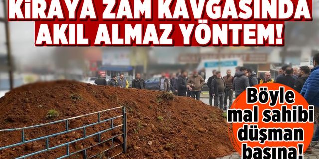 Parasını alamayınca kiracısının kapısına dayandı